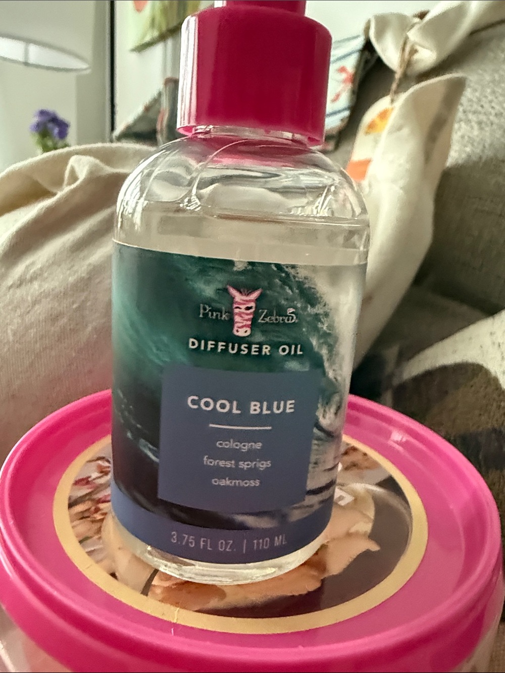 Pink Zebra Cool Blue -